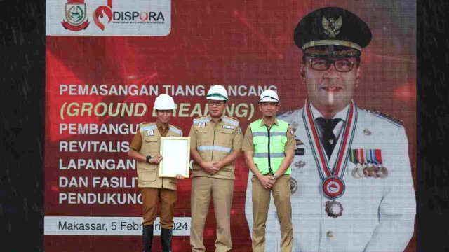 Ground Breaking Revitalisasi Lapangan Karebosi, Hadirkan Fasilitas Olahraga dan Rekreasi 24 Jam