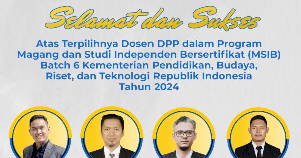 Empat Dosen FEB Unismuh Makassar terpilih sebagai DPP MSIB 6 Kemdikbudristek