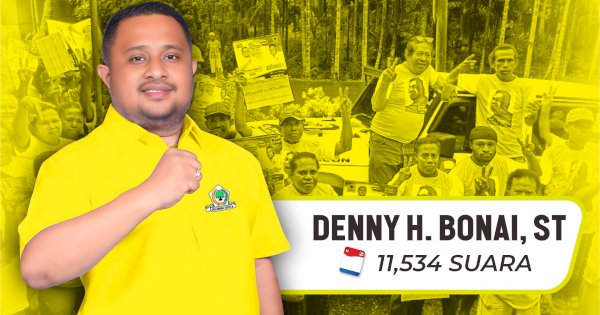 DENNY H. BONAI DIREKOMENDASIKAN JADI KETUA DPRD PROVINSI PAPUA