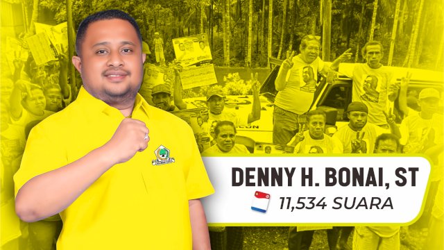 DENNY H. BONAI DIREKOMENDASIKAN JADI KETUA DPRD PROVINSI PAPUA