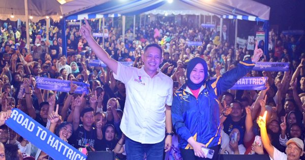 Supratman dan Fatmawati Rusdi Konsolidasi Pemenangan di Manggala