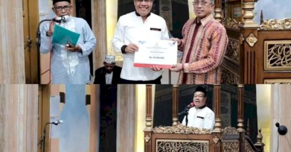 Dukung Program Keagamaan, H Dahyal Salurkan Dana Hibah Pemkot Makassar di Masjid Besar Al Amin