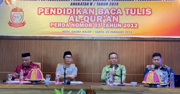 Sosialisasi Perda, Muchlis Misbah Ajak Warga Galakkan Pendidikan Baca Tulis Al-Qur’an