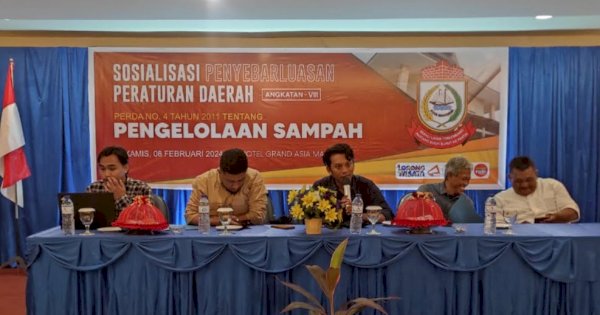 Sosialisasikan Perda Pengelolaan Sampah, Sekretariat DPRD Makassar Imbau Warga Bijak Kelola Sampah