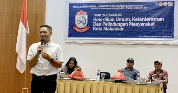 Supratman Ajak Warga Makassar dan Pemerintah Kompak Jaga Ketertiban Umum