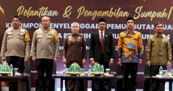 Pemilu 2024, Ketua DPRD Makassar Hadiri Pelantikan Anggota KPPS