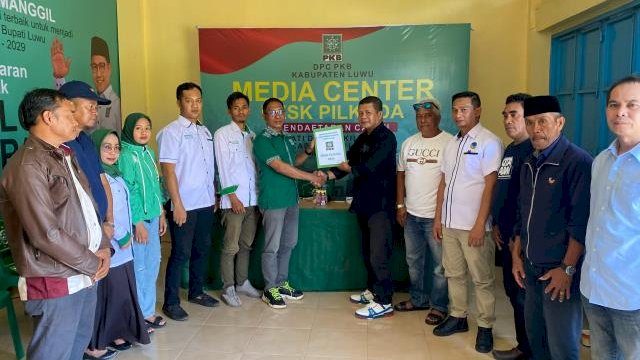 Tim Arham Basmin Daftar di PKB.(F-INT)