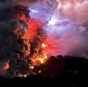 Erupsi Gunung Ruang Sulut Berpotensi Tsunami, BNPB: Hindari Pesisir
