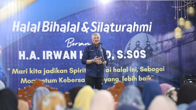 Pembangunan Pinrang Harus Berlanjut, Ajak Pilih Lagi Irwan Hamid Jadi Bupati