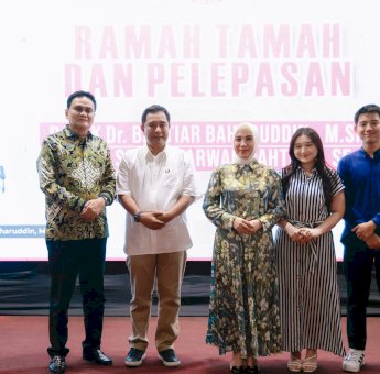 Bupati Barru Suardi Saleh Sampaikan Selamat kepada Bahtiar Baharuddin atas Pelantikan Pj Gubernur Sulbar