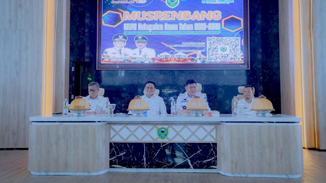 Bupati Barru Suardi Saleh, buka Musrenbang Penyusunan Dokumen RPJPD.