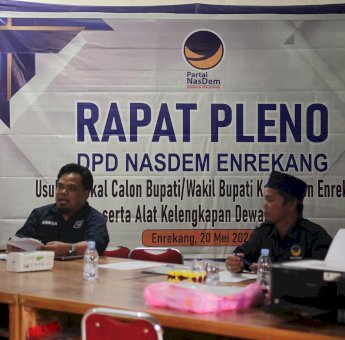 Hasil Pleno NasDem: Tetapkan Pasangan Yusuf Ritangnga-Andi Tenri Liwang di Pilkada Enrekang