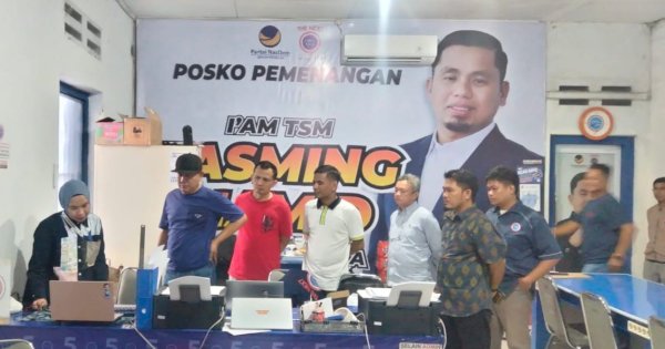 Rusdi Masse Percaya dan Yakini Tasming Hamid Menangkan Pilwalkot Parepare dan Puji Posko Pemenangannya