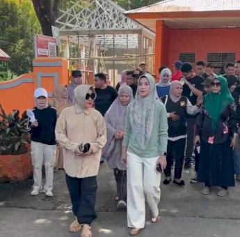 Dirum PDAM Makassar Dampingi Wali Kota dan Ketua TP PKK Tinjau Persiapan Lomba Kelurahan Terpadu