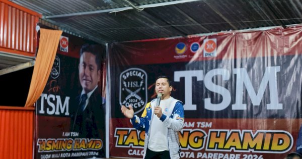 Tasming Hamid Resmikan Posko Relawan HSL for TSM Kecamatan Bacukiki Barat