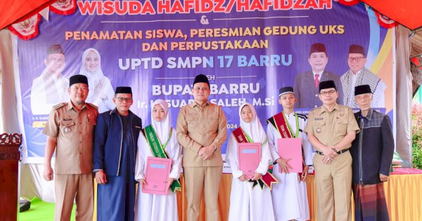 Hadiri Wisuda Hafidz Hafidzah, Ini Harapan Bupati Barru Suardi Saleh kepada Santri