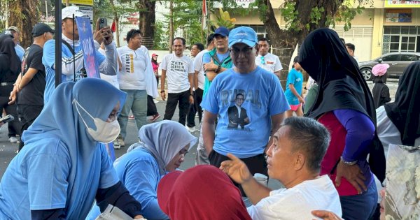 Rusdin Abdullah Hadirkan Layanan Pemeriksaa Gratis, di Car Free Day, Warga : Rudal Peduli, Sangat Membantu