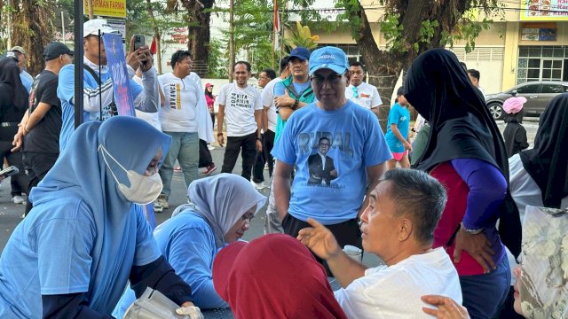 Rusdin Abdullah Hadirkan Layanan Pemeriksaa Gratis di Car Free Day.