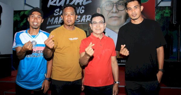 “Kami Tak Diperhatikan” Eks Pemain PSM Makassar- Pemerhati Bola Akhirnya Deklarasi Dukung Rusdin Abdullah di Pilwalkot
