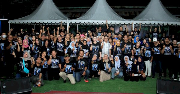 Semangat Perubahan, Ratusan Warga Makassar Gabung Tim De” Rudal Menangkan Rusdin Abdullah