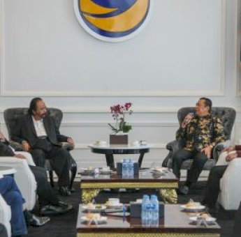 Bamsoet Kunjungi Markas NasDem untuk Temui Surya Paloh, Ini yang Dibahas
