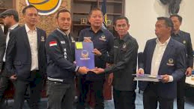 Pilkada Wajo, Andi Rosman-Dr H Baso Rahmanuddin Resmi Terima Rekomendasi dari Partai NasDem