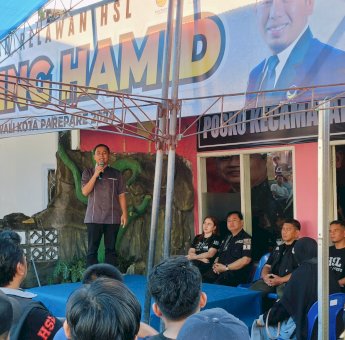 Tasming Hamid Resmikan Posko Relawan HSL for TSM Kecamatan Ujung
