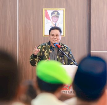 Bersama Dokter Ulfah, Bupati Barru Suardi Saleh Hadiri Pelantikan Pengurus PC PPM