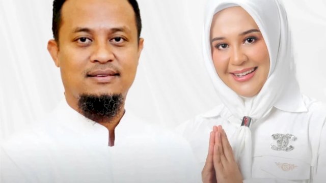 Bakal Calon Gubernur dan Wakil Gubernur Sulsel usungan Partai NasDem Andi Sudirman Sulaiman-Fatmawati Rusdi (F:Int)