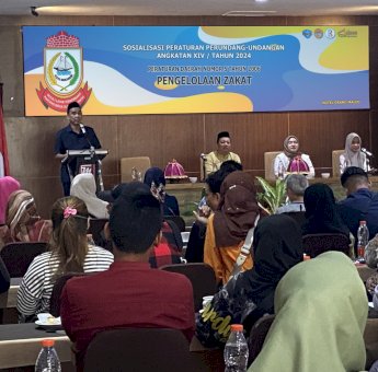 Ketua DPRD Makassar Rudianto Lallo Gelar Sosialisasi Perda Pengelolaan Zakat