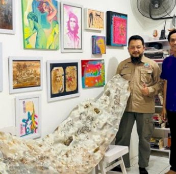 Tim Unhas Kerja Sama Iswan Bintang Wujudkan Replika 3D Lukisan Tertua Dunia