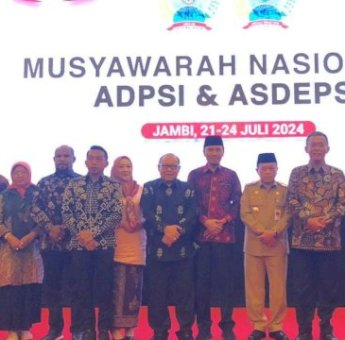 Waka DPRD Sulsel Syaharuddin Alrif Hadiri Munas II ADPSI-ASDEPSI 2024