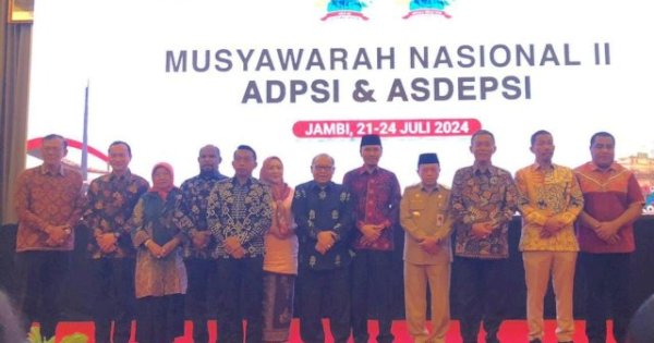 Waka DPRD Sulsel Syaharuddin Alrif Hadiri Munas II ADPSI-ASDEPSI 2024