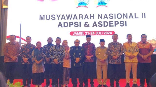 Wakil Ketua DPRD Sulsel Syaharuddin Alrif Hadiri Musyawarah Nasional ADPSI dan ASDEPSI.