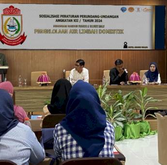 Ketua DPRD Makassar Rudianto Lallo Gelar Sosialisasi Perda Pengelolaan Air Limbah Domestik