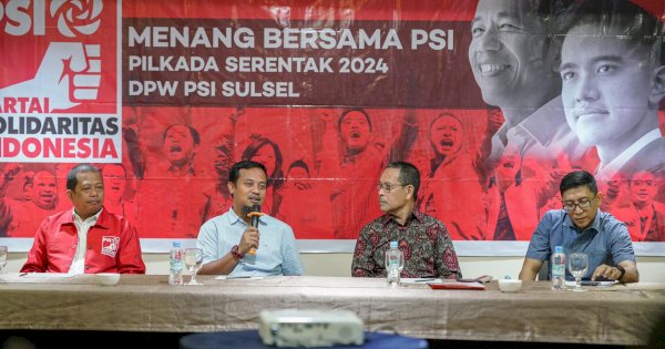 Usai PKB, Andi Sudirman Kembalikan Formulir Bakal Calon Gubernur Sulsel di PSI