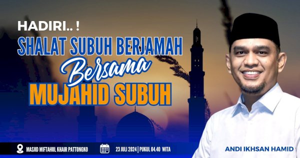 Jalin Hubungan Silaturahmi, Bacalon Wabup Sinjai Ikhsan Hamid Akan Shalat Subuh Berjamaan dengan Masyarakat Tellulimpoe