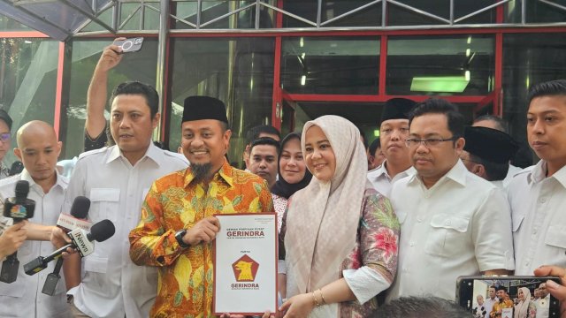 Gerindra Resmi Dukung Andalan Hati di Pilgub Sulsel