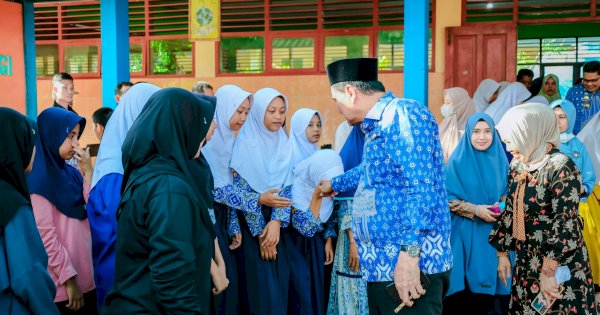 Bupati Suardi Saleh Hadiri Rapat Komite UPTD SMPN 7 Barru