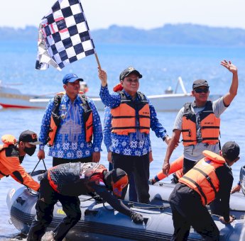 Bupati Barru Suardi Saleh Resmi Buka Lomba Katingting Race 2024