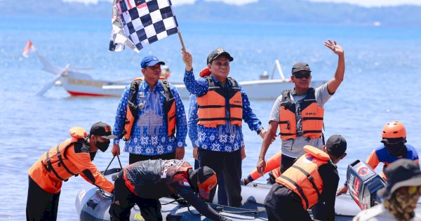 Bupati Barru Suardi Saleh Resmi Buka Lomba Katingting Race 2024