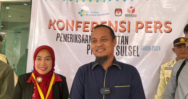 Jalani Tes Kesehatan Pilgub Sulsel, Andi Sudirman dan Fatmawati Tampil Bugar