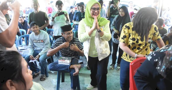 Disambut Sholawat Badar, Rezki Lutfi Ajak Warga Bontoala Berjuang untuk Menang