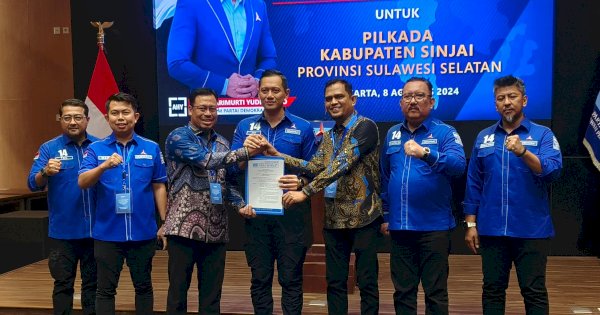 Makin Kuat, Demokrat Resmi Usung Muzayyin Arif- Ikhsan Hamid di Pilkada Sinjai