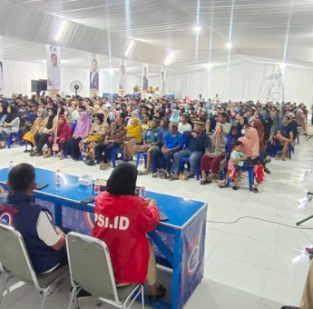 Ribuan Warga Antusias Hadiri Pertemuan ke-159 TSM Mendengar di Posko Pemenangan