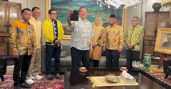 Andi Sudirman-Fatmawati Rusdi Temui Ketum Golkar Airlangga, Taufan Pawe : Keputusan Terbaik untuk Masyarakat Sulsel