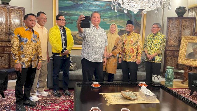 Andi Sudirman-Fatmawati Rusdi Temui Ketum Golkar Airlangga.