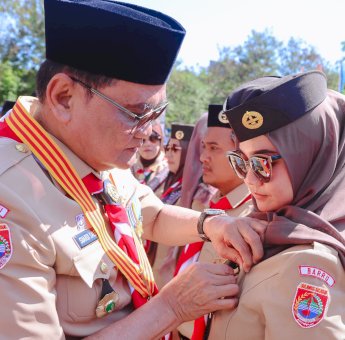 Peringatan Hari Pramuka, Bupati Barru Suardi Saleh Minta GP Berperan Aktif Pada Pengabdian Masyarakat