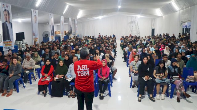 Silaturahmi di Posko Tim Pemenangan, Tasming Hamid Tegaskan Komitmen untuk Kesejahteraan Warga Parepare