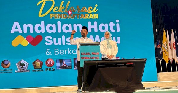 Deklarasi Andalan Hati Maju Pilgub Sulsel, Komitmen Lanjutkan Pembangunan Sulsel